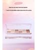 MACKANDY 12-Color Eyeshadow Palette: Shimmer & Matte, Low Saturation, Korean Style Pink & Brown Earth Tones