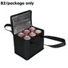 Portable Picnic Cooler Bag Beer Drink Cooler Bag Lunch Food Insulation Thermal Bag For Outdoor Camping Bento Box Trips BBQ