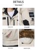 Unisex Winter 2025 Parka: Trendy, Thick, Warm Workwear Ski Jacket for Couples