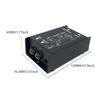 Compactly Passive DI Box with Input Attenuator Hum Eliminators for Connecting Instrument to Balanced 6.35mm Output
