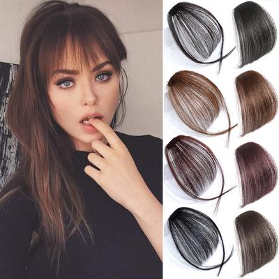 Air Bangs Clip In Bangs Front Fringe Hair Women Clip In Hair Clip Extension On Hair Accessories