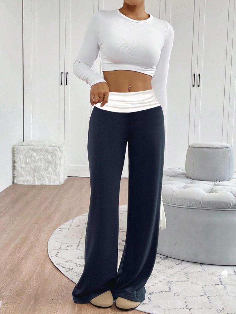 2025 Fall/Winter Women's Drape Wide-Leg Pants - Comfortable, Slimming, Loose Fit for Yoga and Casual Wear.