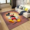 1pc Mickey Pattern Area Rug Soft Flannel Floor Mat for Living Room,Office,Bedroom and Carpet