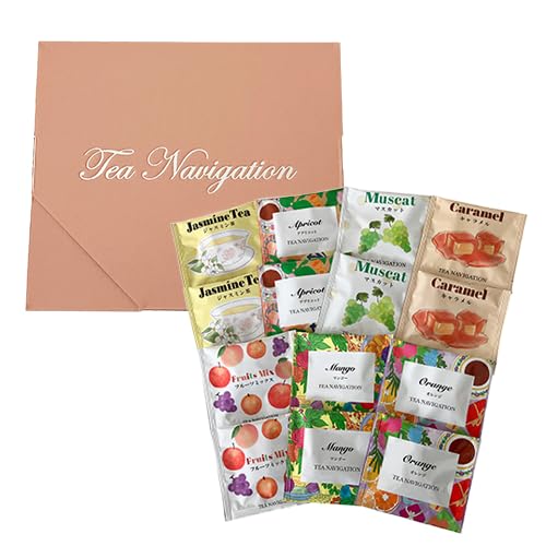 

TEA NAVIGATION Tea Gift Set, 14 Tea Bags, 7 Assorted Fruit Tea Varieties, Gift Assortment, Luxury Souvenir, Gift, Gift Wrapped