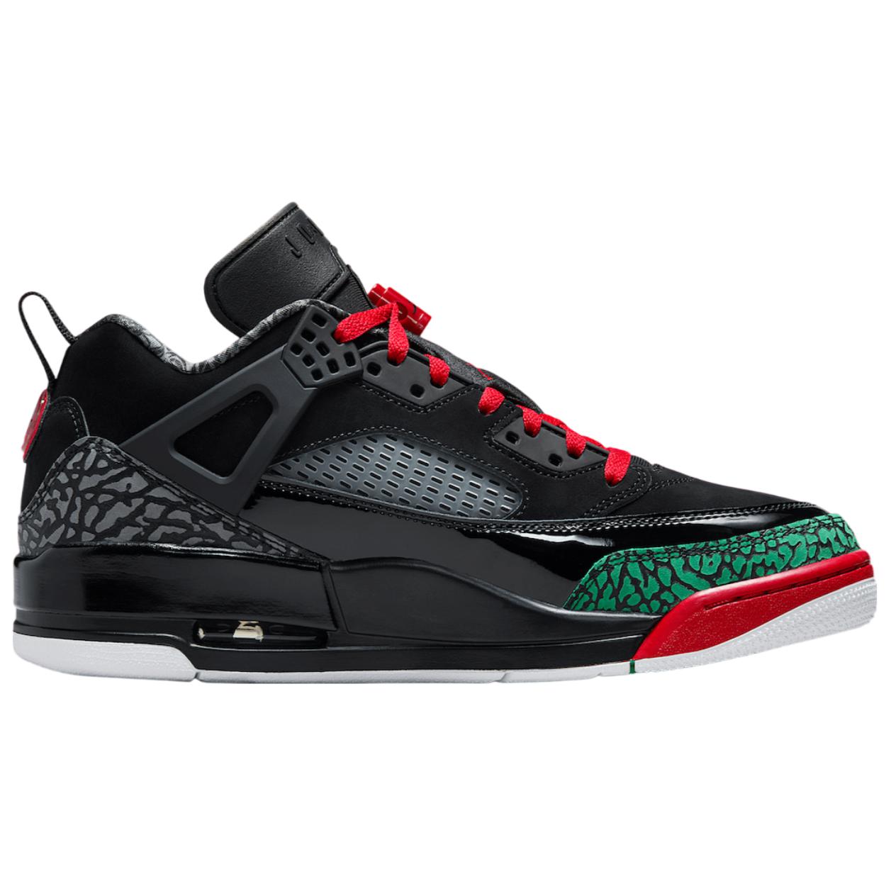 Jordan Spizike Low Черный Классический Зеленый Белый Varsity Red FQ1759-060 44.5