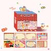 1/2Boxs Cute Pony Retractable Sticky Note Tape Has Stickiness Tearable Sticky Note Paper Cartoon Message Notes Stationery