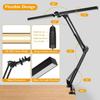 Double Head LED Desk Lamps Dimmable Led Computer Monitor Light Adjustable USB Table Lamp Office Study Reading Lighting Fixture