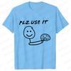 Funny Brain Graphic T-shirts for Women Plz Use It Brain Tops Short Sleeve Tees Harajuku Hip Hop Ulzzang Tshirts Female Clothing