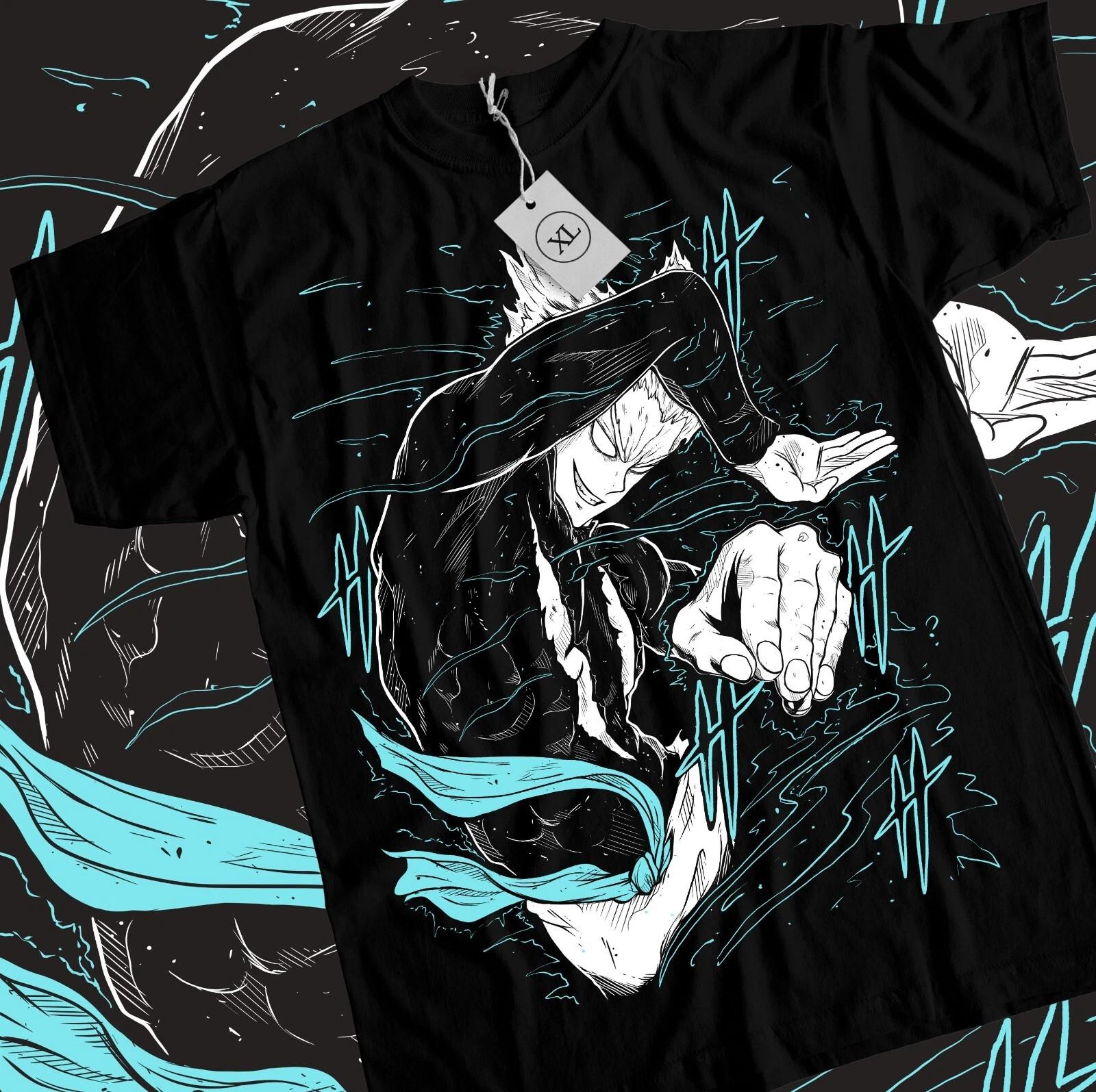 

Футболка Гароу Ванпанчмен Аниме Манга Злодей Ужасы Смешная Черная Футболка Все Размеры XL