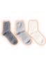 Hokaron Warm Winter and Pile Light and Set of 3 Women's Socks, Moisture-Wicking, Heat-Generating, Cold-Weather, Antibacterial, Odor-Resistant, Socks,