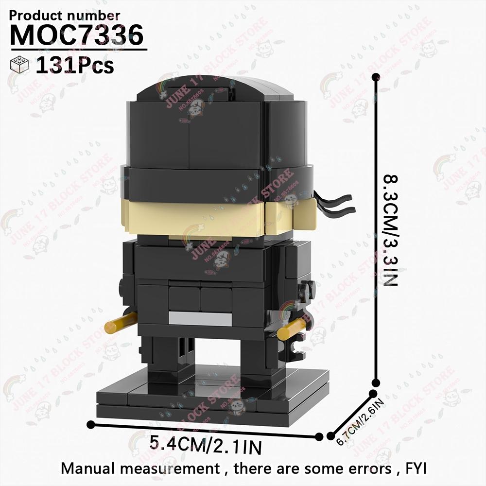 MOOXI Superhero Brickheadzed MOC Brick Movie Figure Doctor Doom Witch Kingpins Scale Model Compatible Building Block Toy Children Gift Present