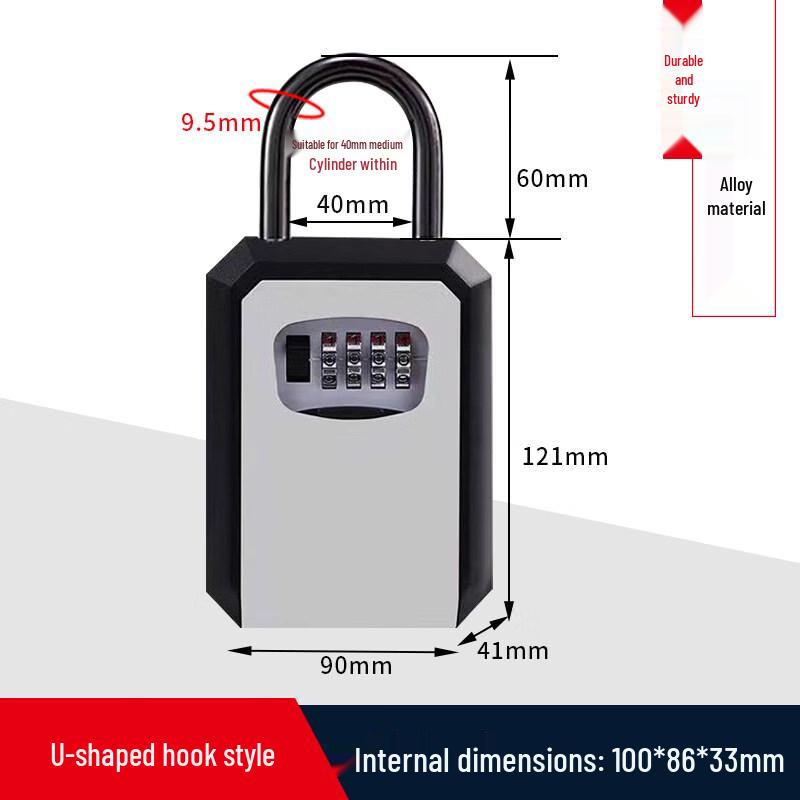Aokewen Aluminum Alloy Password Key Box