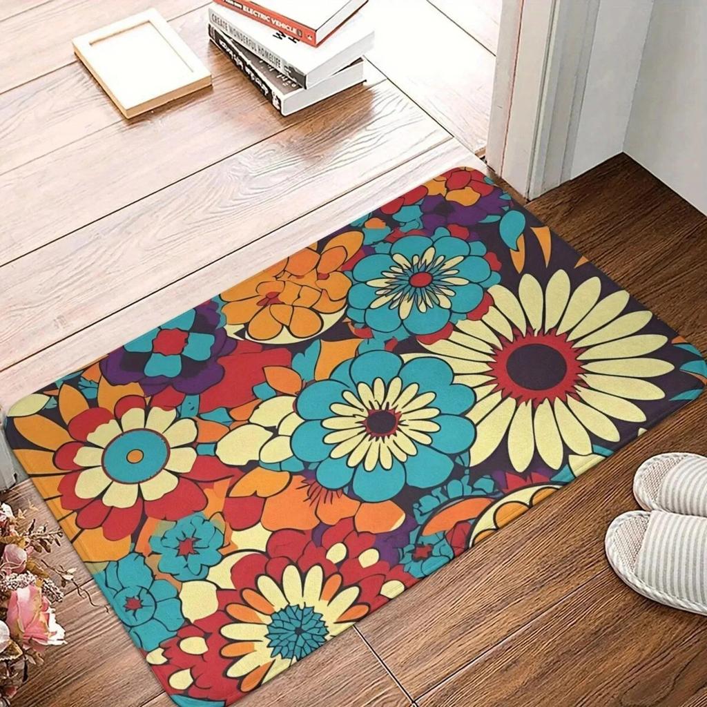 1PC Shiba Inu Kitchen Rug Non-Slip Door Mats Pop design Bathroom Rug Bath Mat Carpet for Home Sink Laundry Decor