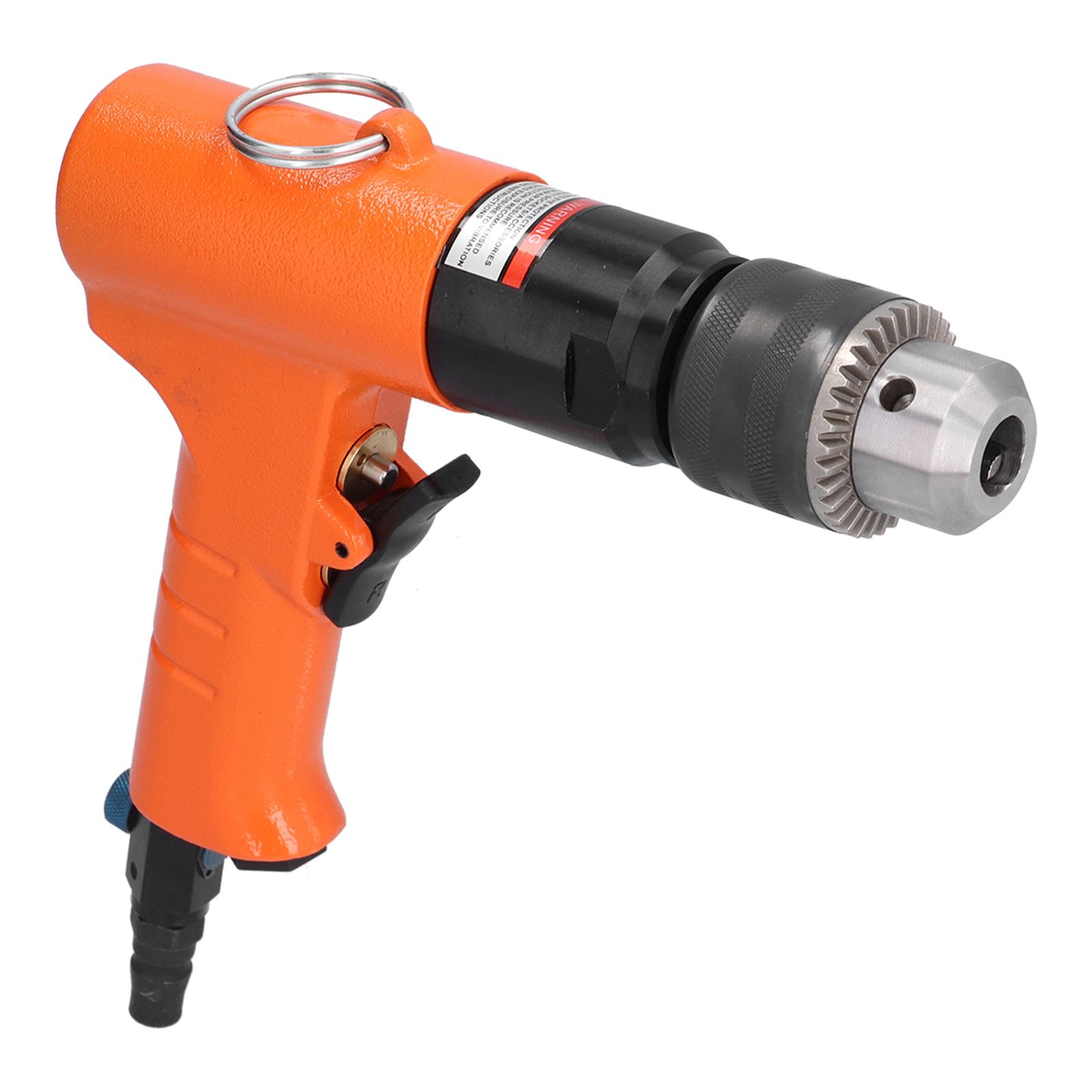 

12in Pneumatic Air Drill CW CCW Pistol 13mm Hole Drilling Tool Japanese Joint 900rpm KV5113B