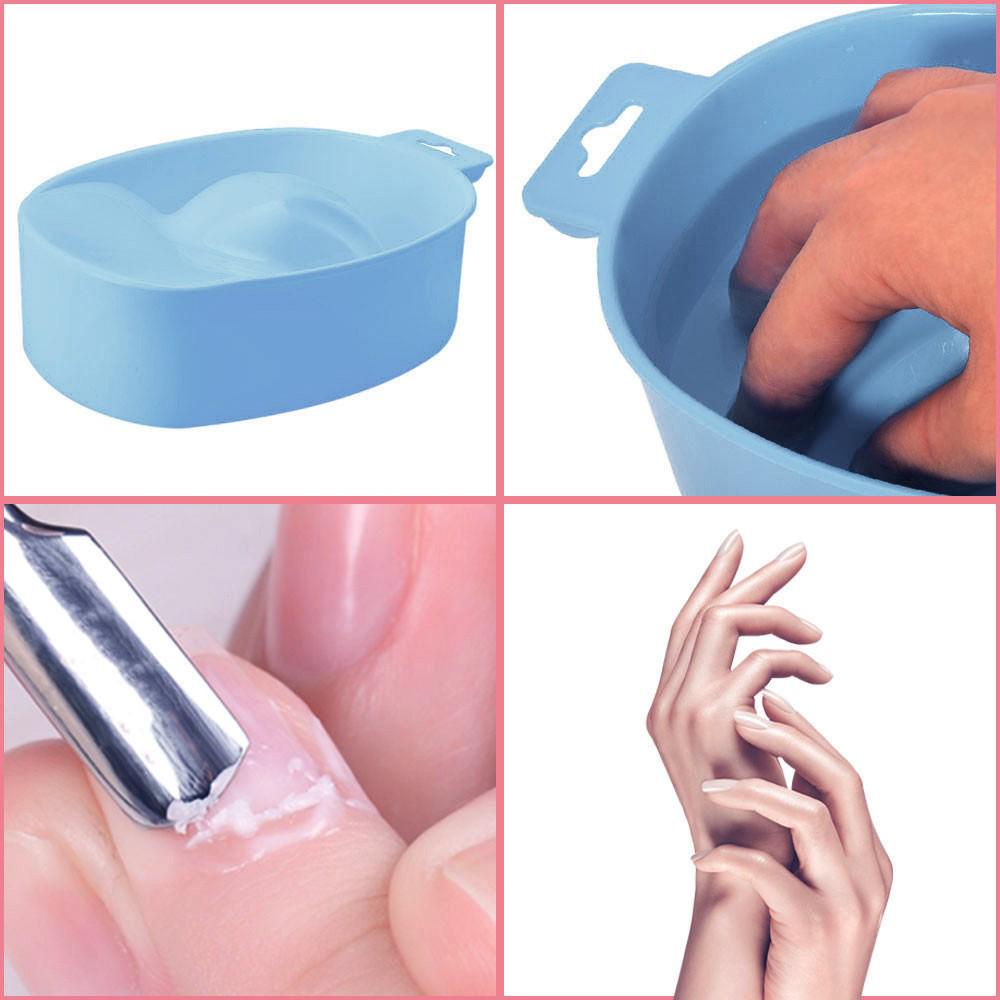 Portable Manicure Tools  Soak Bowl Off Hand Spa Bath Soaker 