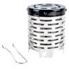 Camping Mini Heater Portable Stainless Steel Tent Stove Heating Cover for Hiking Traveling BBQ