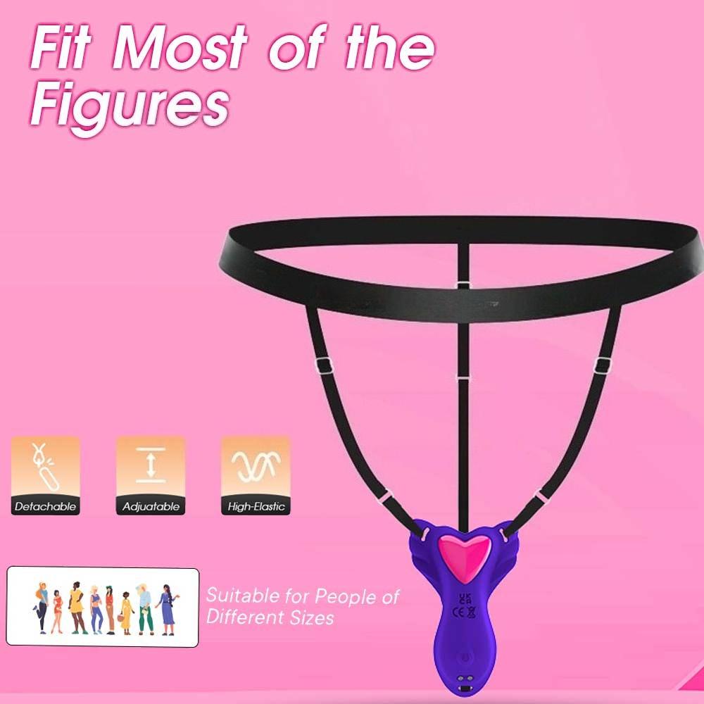 APP Control Panties Wearable Dildo Vibrator with 9 Vibrations Clitoris Stimulation G Spot Massage Adults Sex Toys for Women