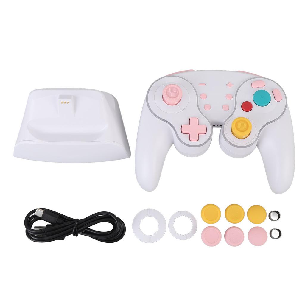 Kabelloser Bluetooth-Controller Sechs-Achsen-Gyro Ein-Tasten-Turbo RGB Mechanischer PC-Videospiel-Controller