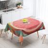 Food Theme Tablecloth Waterproof and Oil-proof Tablecloth Nordic Style Kitchen Tablecloth Modern Home Decoration