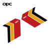 2pcs Car 3 Color Stickers For Opel Astra Corsa ignia Opc Vectra Zafira Grandland Meriva Mokka Crossland X Auto Accessories