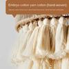 Bohemian Retro Hemp Rope Tassel Bedside Pendant Light Creative Design Hanging Lampshades for Bedroom Balcony Decorative Lighting