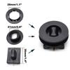2Pcs Universal Car Floor Mounting Points Carpet Mat Mats Clips Fixing Grip Clamps Black Anti-Slip Floor Holders Sleeves