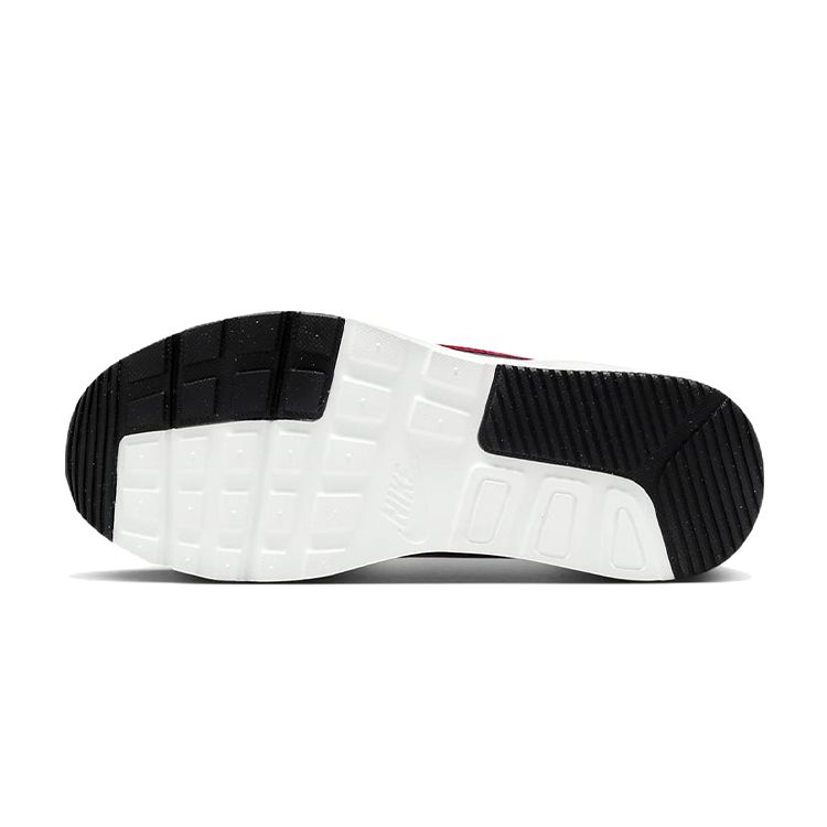 Nike Air Max SC Mesh Fabric Leather Sports Fashion Cushioning Low Top Lifestyle Shoes Women Sneakers Black Red CZ5358-009