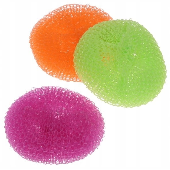 Plastic Kitchen Scrubber for Dishwashing