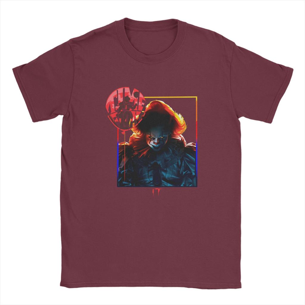 It Pennywise Movie TShirt Summer Harajuku T Shirts Unisex 100 Cotton O Neck 4XL 5XL 6XL Top Tees Short Sleeve Aesthetic Tops