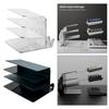 Keyboard Mice Storage Rack Computer Holder Shelf Acrylic Desktop Organizer