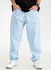 Jigga Wear Crown Men's Light Blue Baggy Jeans 2XL
