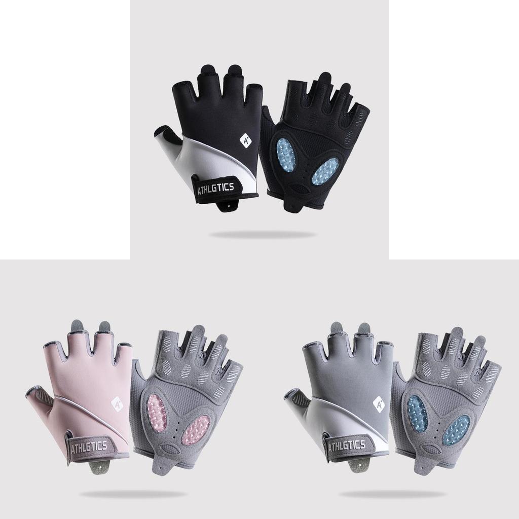 Cycling Gloves For Men And Women Breathable Antislip Half Finger Summer Sports Gear