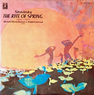LP Record MICHAEL TILSON THOMAS, RALPH GRIERS - Stravinsky: Rite Of Spring, Scherzo EAC80274 ANGEL - Japan Classical Used