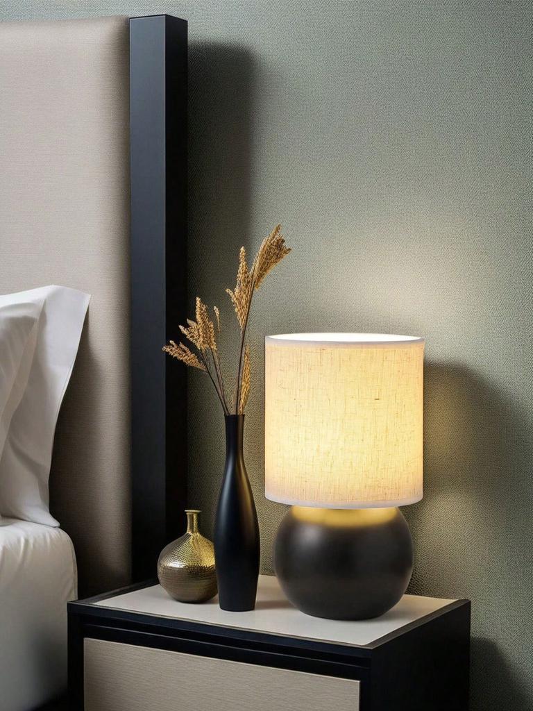 LED Pink/blue/orangr/green/white Lampshade Mood Lighting Table lamp,Bedroom Bedside Lamp,Night Light,Nordic Desk Decorating Item