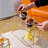 RuHan Rectangular Transparent Double-Layer Serving Tray