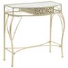 VidaXL Side Table French Style Metal 82 X 39 X 76 Cm Gold 245936