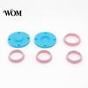 Silicone Tray Base Molds 12Pcs Mini Plate Clay Molds, Earring with Positioning Base, Multi?Shape Polymer Craft Supplies Cutters for DIY Earring,