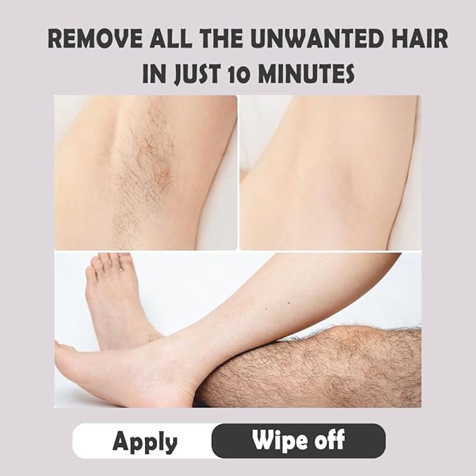 Advanced Hair Removing Lotion With Skin Brightening Formula For Men & Women | Fast & Painless Process | 100ml