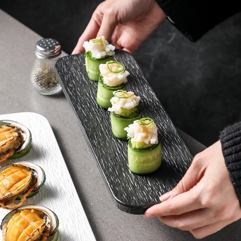 Nordic Ceramic Rectangular Multi-purpose Flat Plate