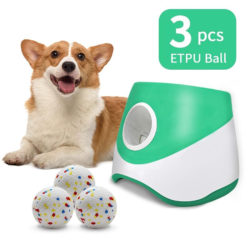 Automatic Pet Dog Ball Launcher Indoor Outdoor Interactive Dog Toy For Fetch Play Time with 3 Distance
