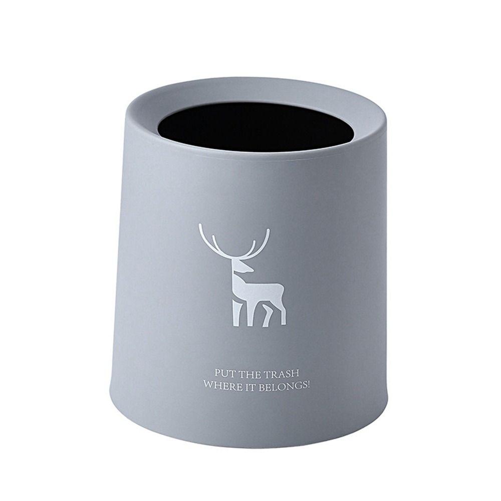 Bucket Nordic Style Desk Organizer Multi-use Garbage Basket Waste Bin Trash Can Desktop Dustbin