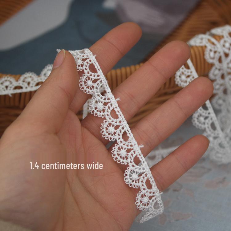 Полая полиэстеровая кружевная тесьма для DIY одежды и аксессуаров для волос