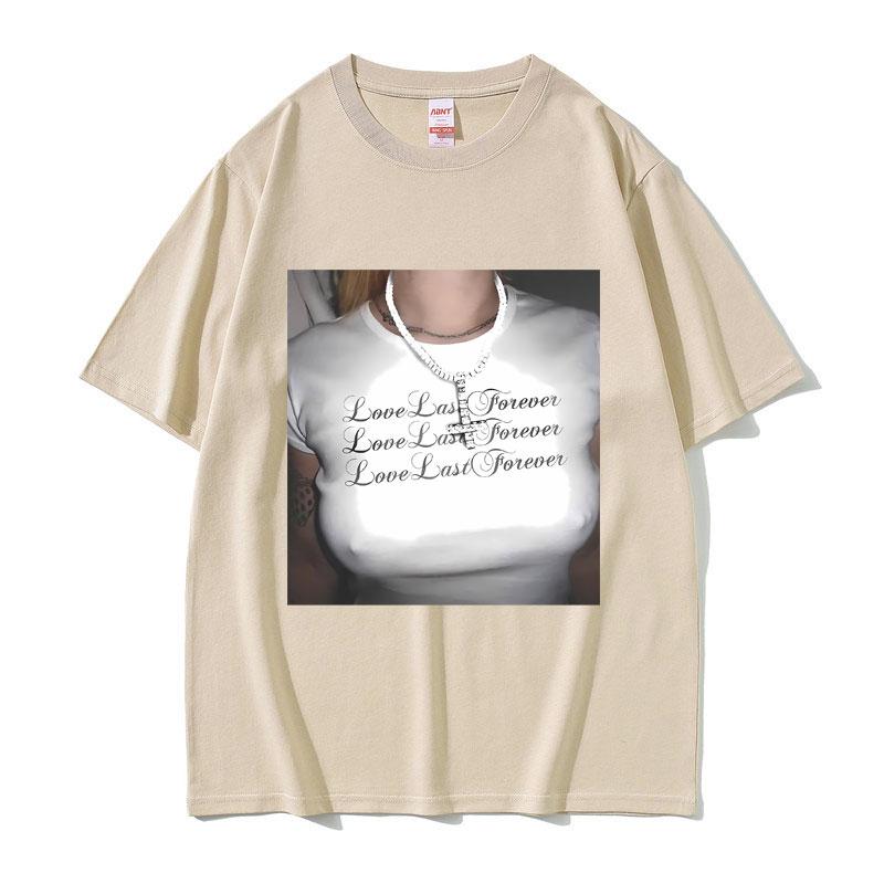 Láska trvá věčně Destroy Lonely Ken Carson Skvělý chaos Tričko Rap Playboi Carti Opium Trička Pánská móda Letní trička