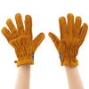 [Logos] BBQ Heat-Resistant Leather Gloves M 81090922 (approx. 23cm) Camel M (Length: Approx. 23cm)