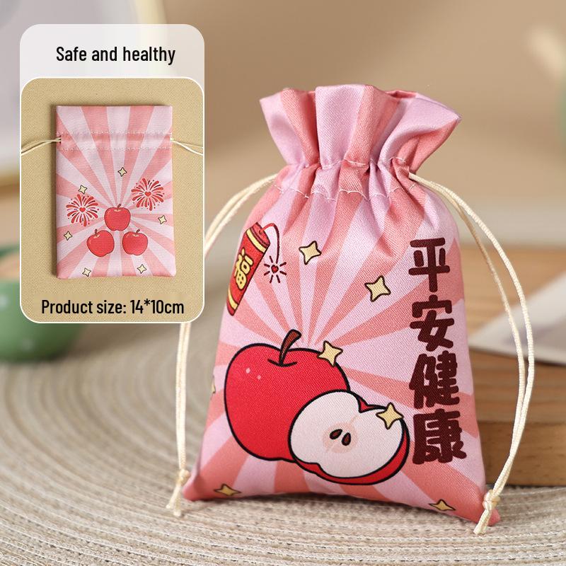 Cute Cartoon Print Brocade Sachet - Dragon Boat Festival Drawstring Pouch Ornament