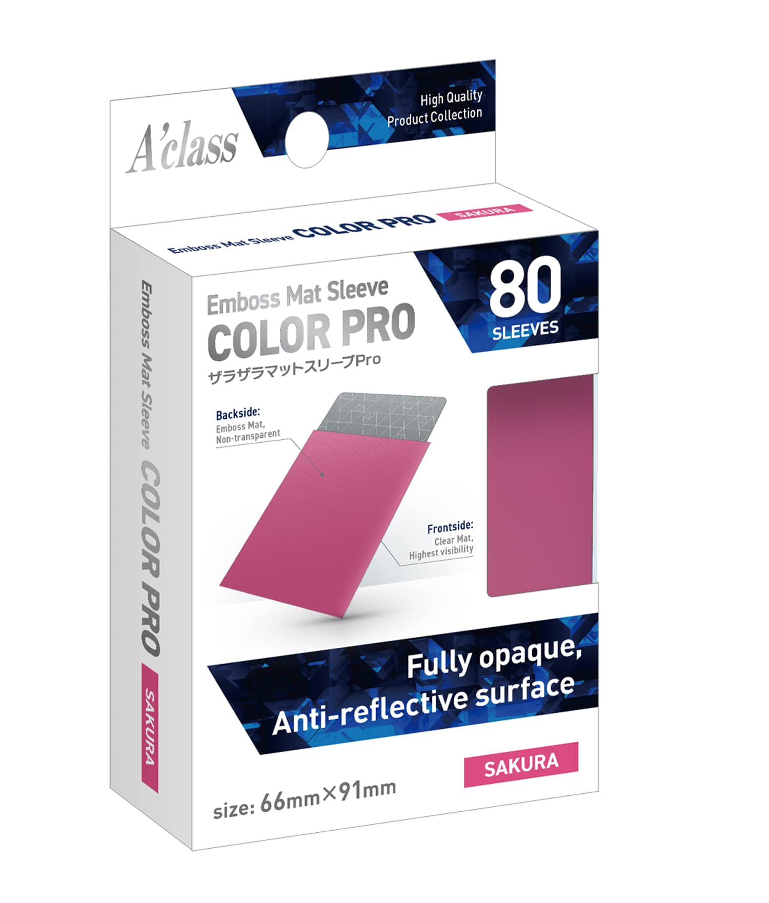 

Acrus Rough Matte Sleeve Pro Sakura Размер корпуса 66 x 91 мм