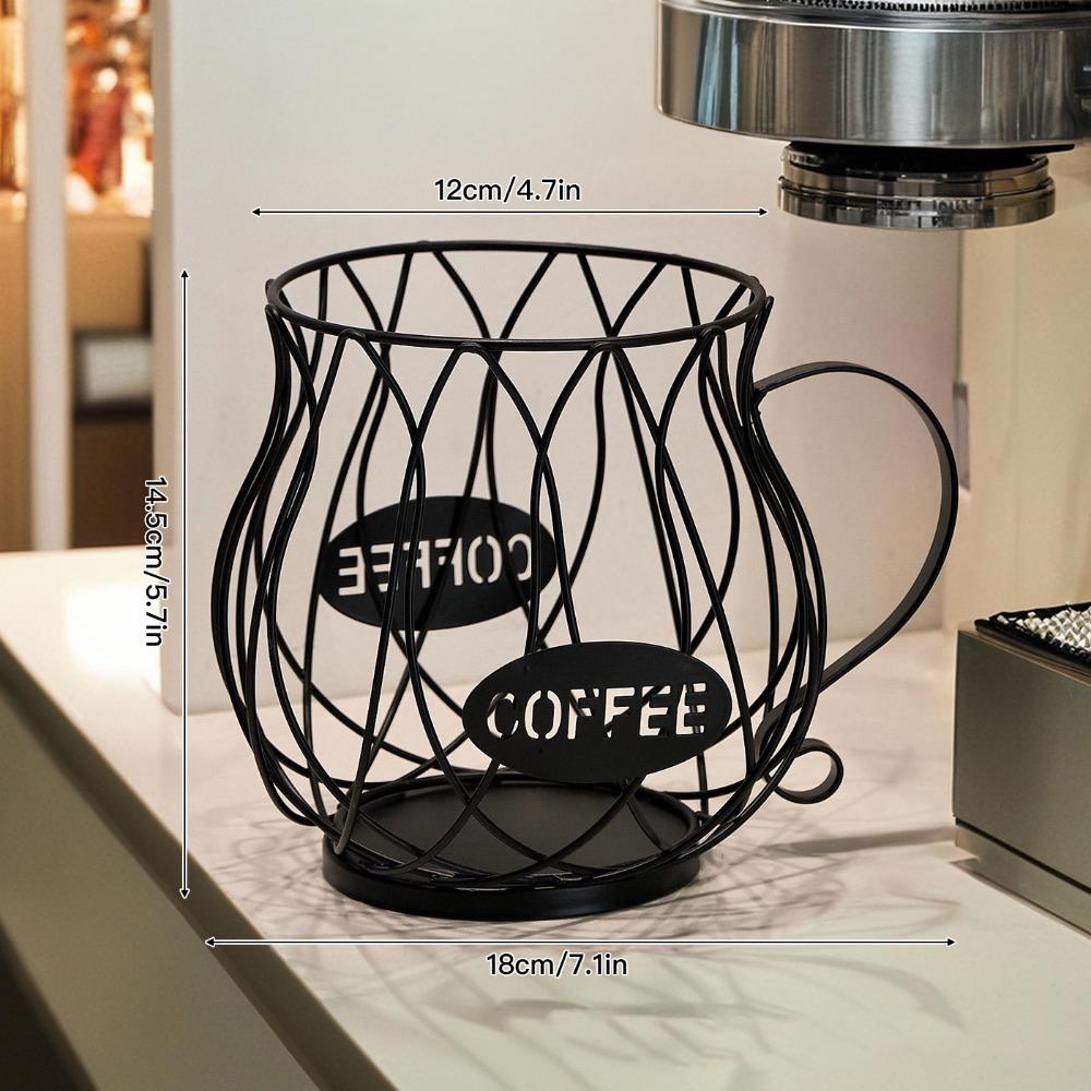 Large Capacity Coffee Pod Holder Irregular Shape Coffee Pod Coffee Capsule Holder Home Decoration Storage Cup