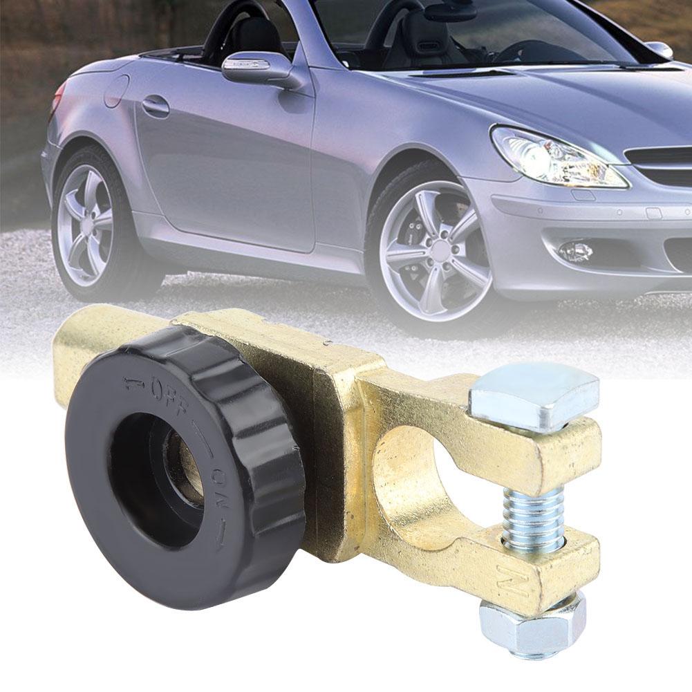 

Car Auto Battery Link Terminal Knob Type Cut off Switch Master Disconnect Isolator(Black) чорний