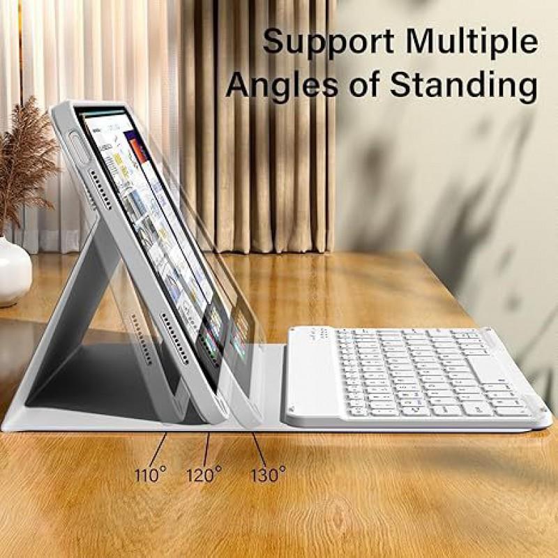 IPad 11th Gen Bluetooth Keyboard With Detachable Magnetic Case Silicone Cover Air 11 Ergonomic Design Multiple Colors