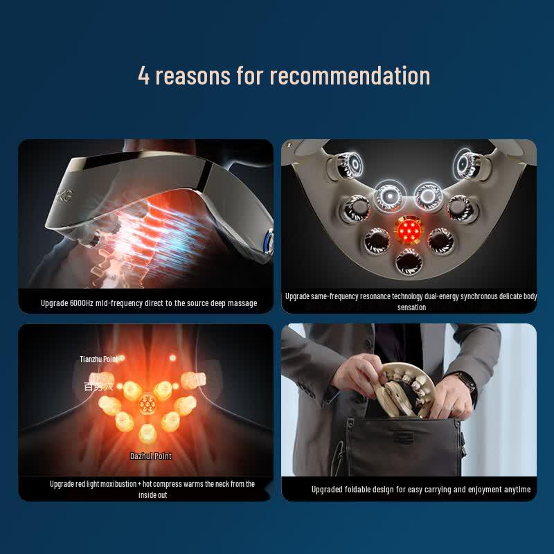 SKG G7-2 Luxury Foldable Neck Massager CN plug (adapter included)